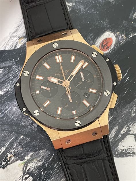 hublot rose gold black ceramic|Hublot black ceramic watch.